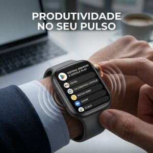 Smartwatch HOWEAR HW Watch X Call 5G - Câmera Giratória 12MP, 64GB e Chip 4G